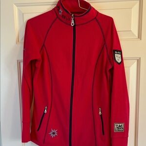 Alp N Rock Pink Women's Apres ski Fleece Jacket